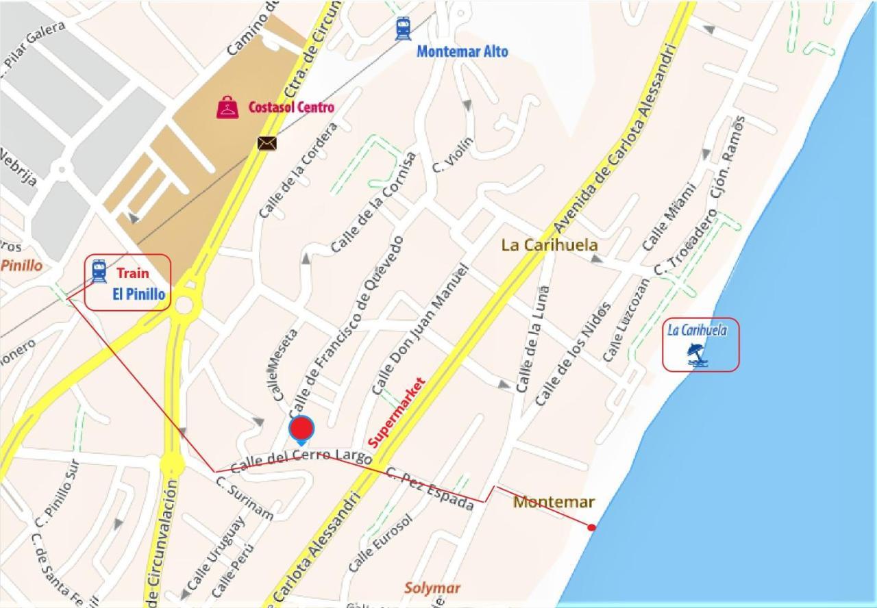 Shiny Studio With Pool & Carihuela Beach At 500M Torremolinos Eksteriør bilde